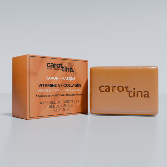 SAVON A L'HUILE DE CARROTE & L'HUILE DE L'ENCENS D'OLIBON By Carotina®